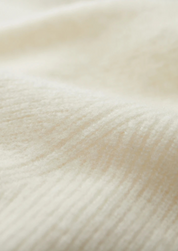 PREMIUM CASHMERE RIBBED HALF-ZIP SWEATER