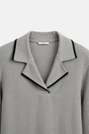 Gray Label Neck Sweater
