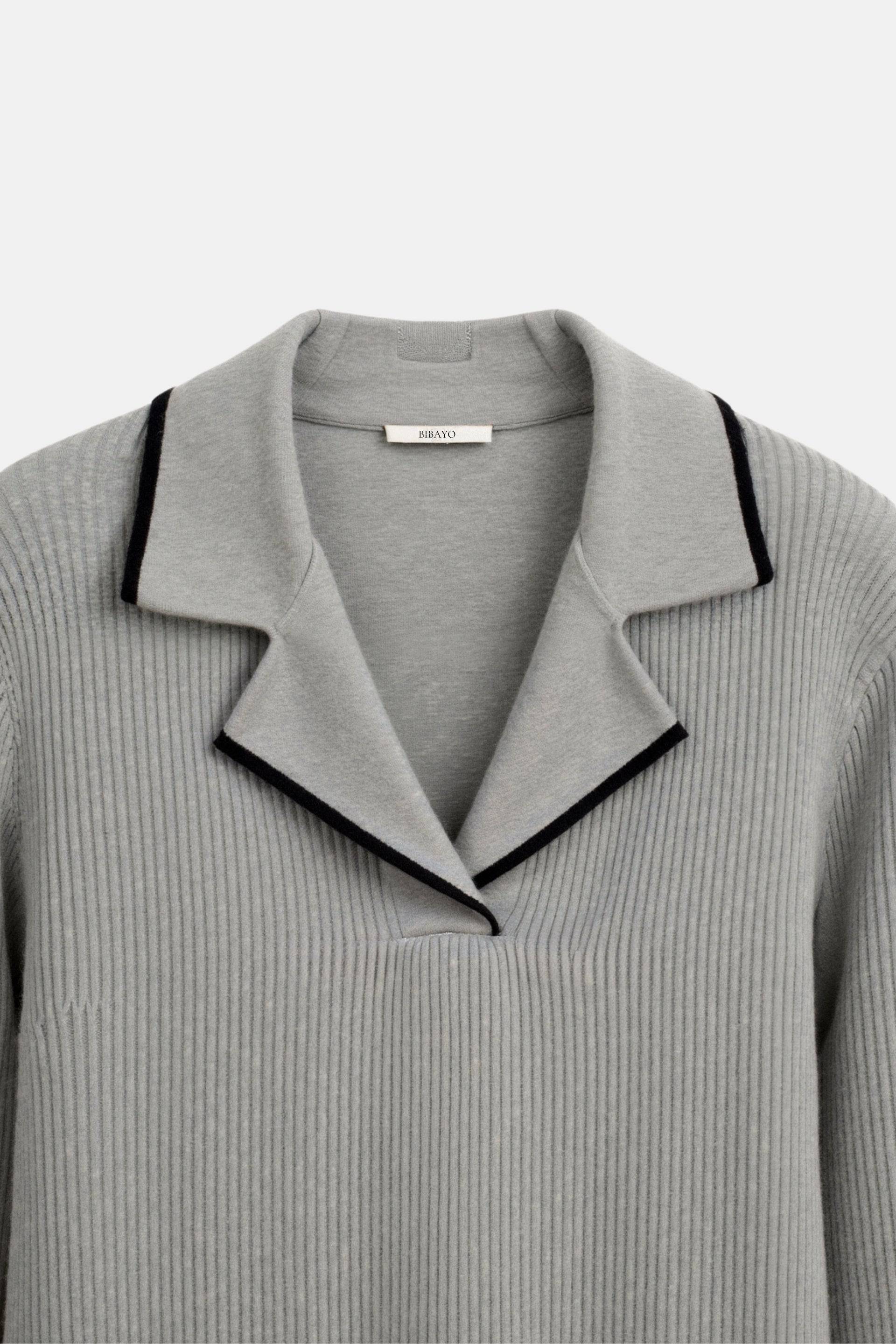 Gray Label Neck Sweater