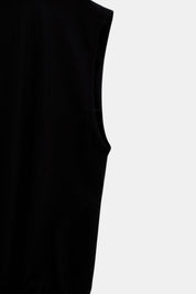 Contrast Trim Collared Polo Tank Top