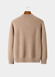 PURE CASHMERE BUTTON OVERSHIRT