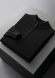 NOBA WOOL HALF ZIP SWEATER