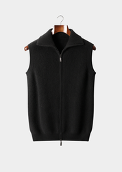 PURE CASHMERE BODY WARMER VEST