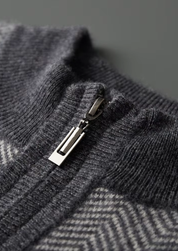 PURE EXTRA-FINE MERINO WOOL PATTERNED SET