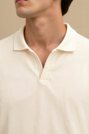 NOBA Woolen Structure Polo T-Shirt