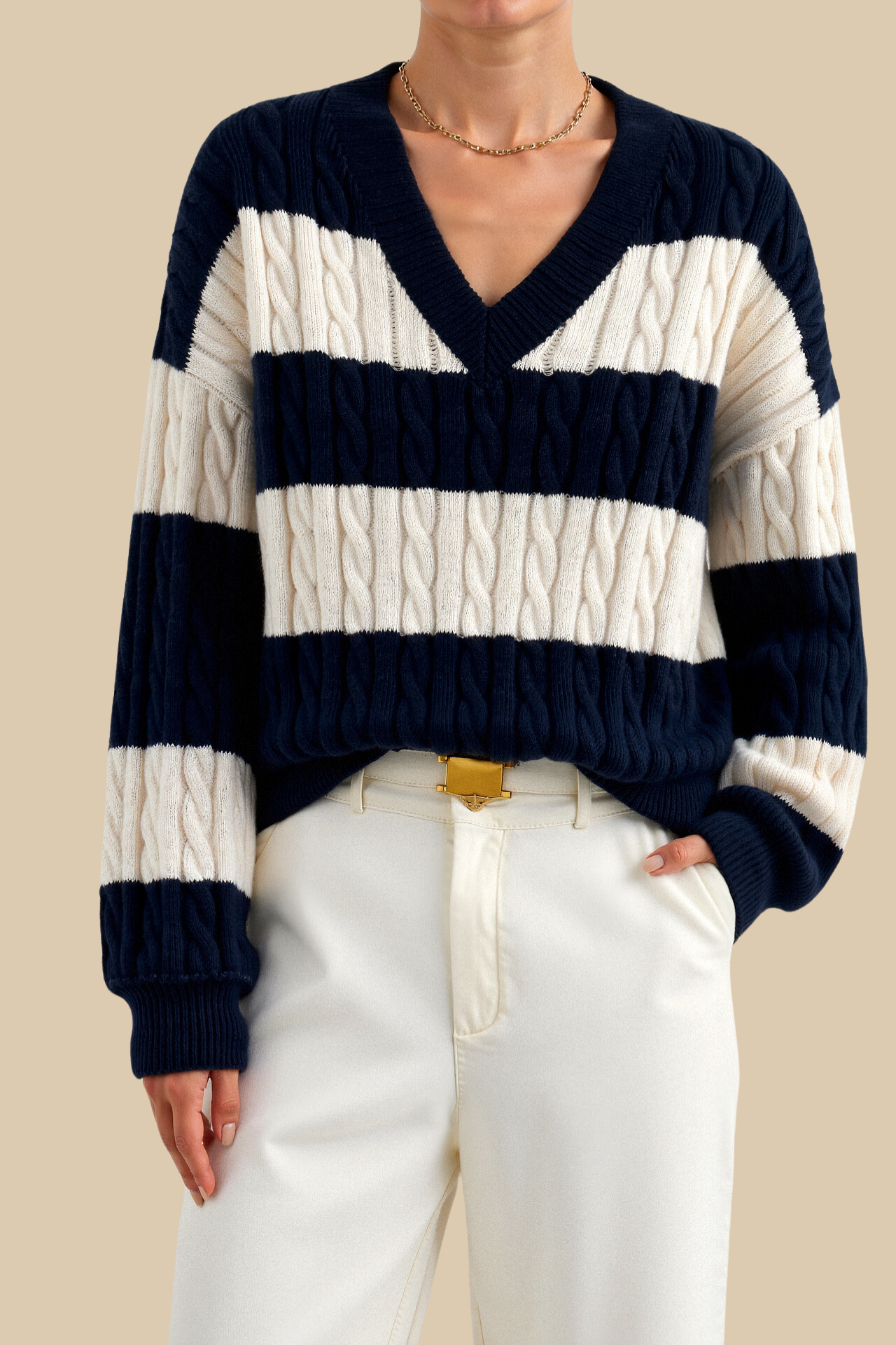 Drop Shoulder Sweater