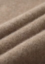 PREMIUM CASHMERE TWO TONE ZIPPER HOODIE