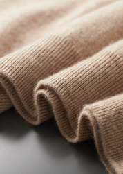 PREMIUM CASHMERE MOCK NECK T-SHIRT