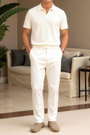 NOBA Woolen Structure Polo T-Shirt