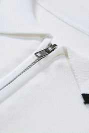 NOBA Knitted Quarter Zip Golf Polo