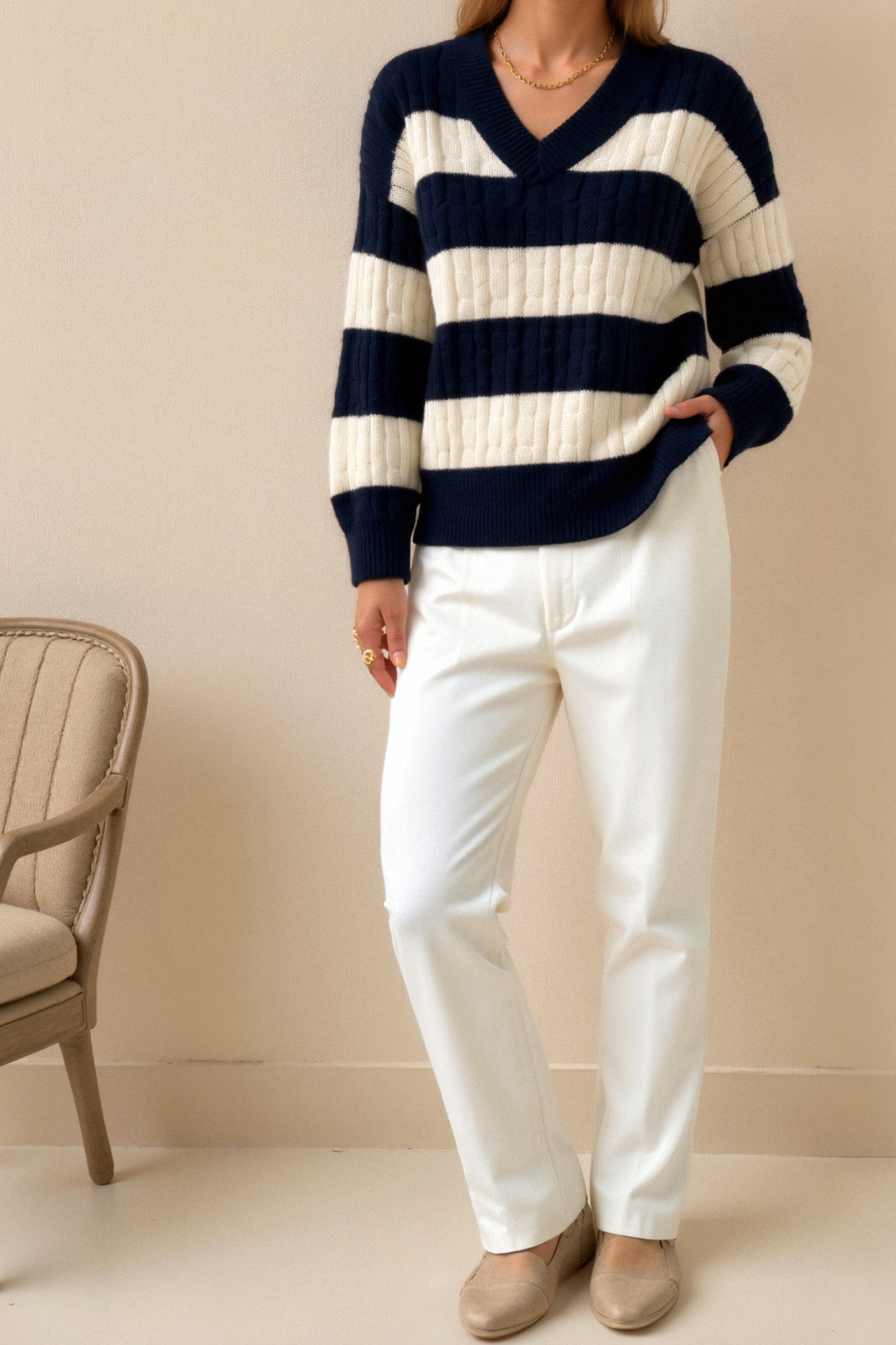 Drop Shoulder Sweater