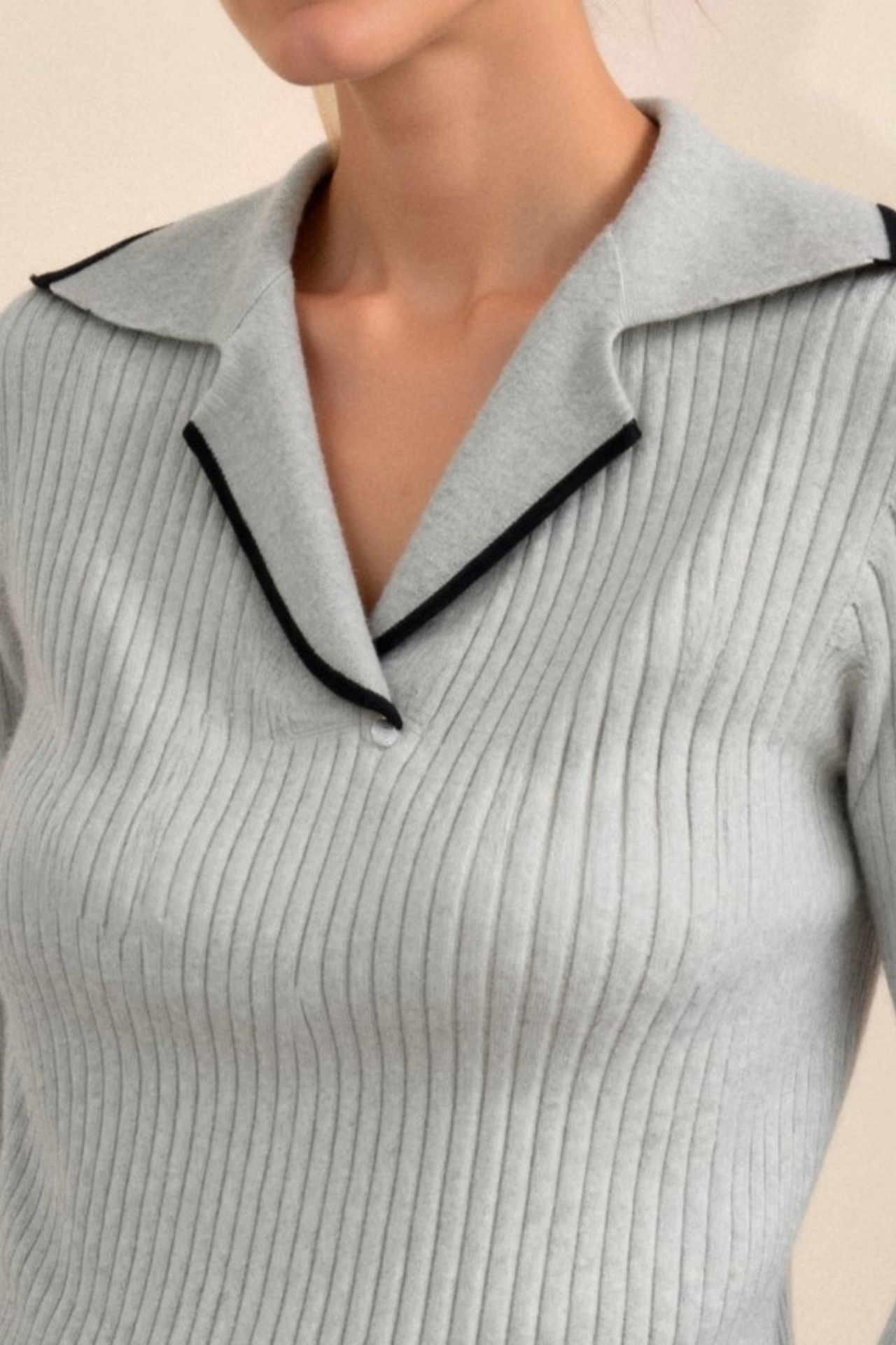 Gray Label Neck Sweater