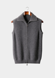PURE CASHMERE BODY WARMER VEST