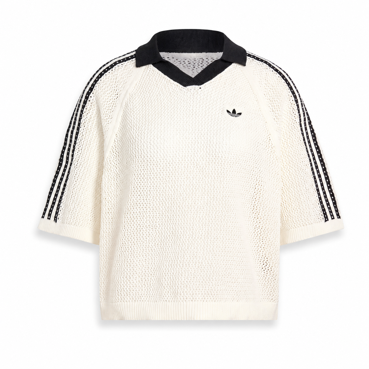 Knitted Crochet Set (Shorts + Polo Shirt)