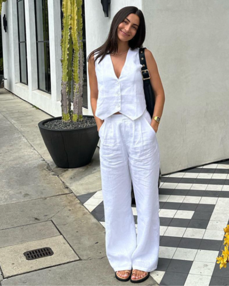 Linen Two-piece Set