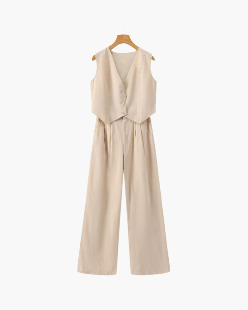Linen Two-piece Set