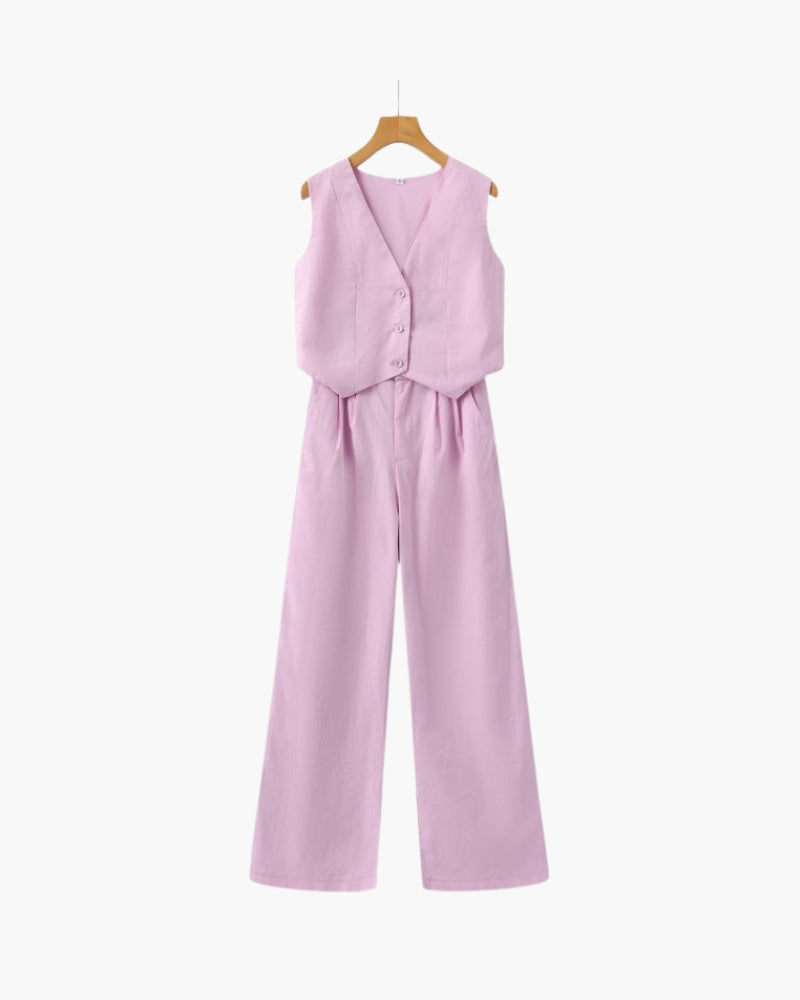 Linen Two-piece Set