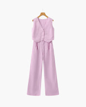 Linen Two-piece Set