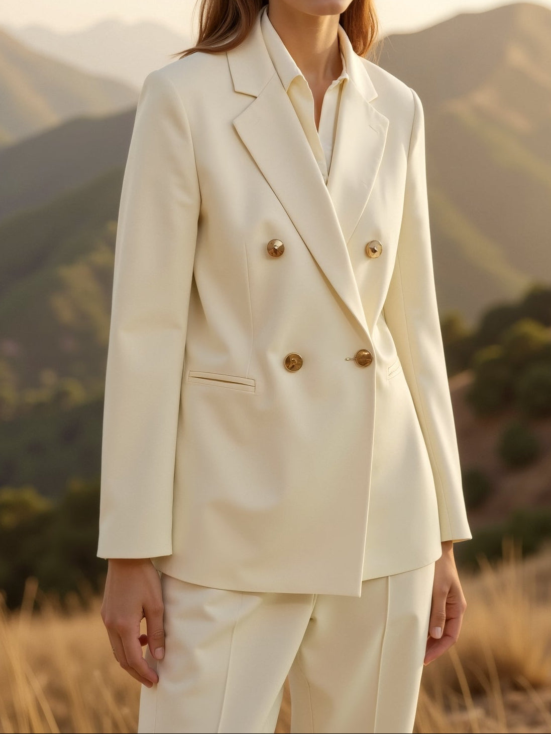 Double Breasted Elegant Blazer